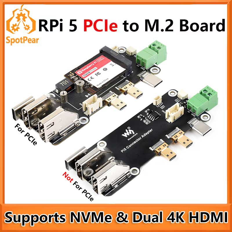Turing Pi 2 - 라즈베리 파이 5 PCIe to M.2