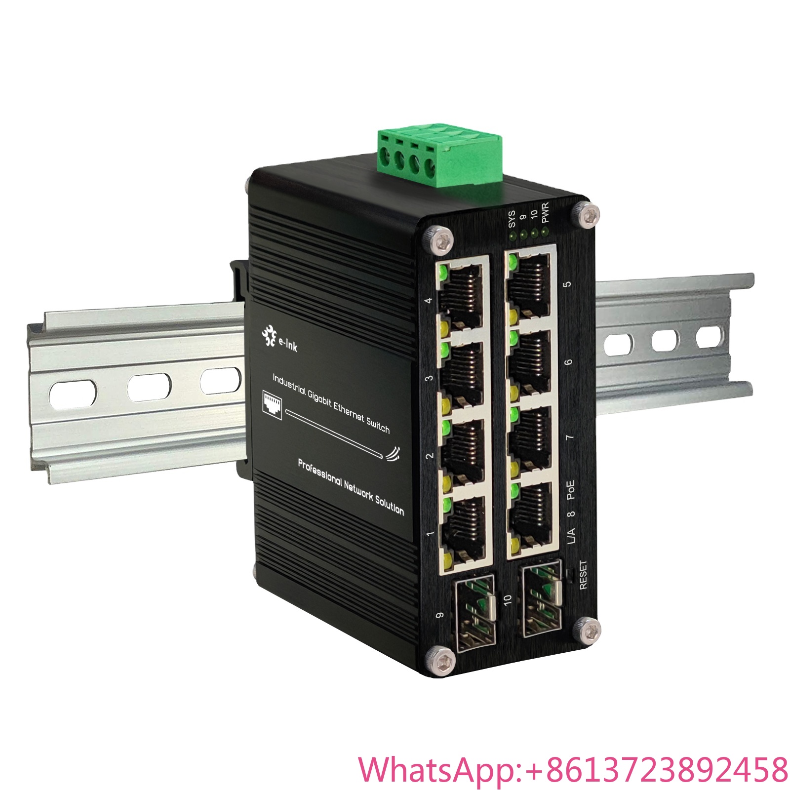 Managed Gigabit Poe Switch 8 Port 802.3At - 관리형 PoE 스위치 8포트 10/100/1000T 802.3at에서