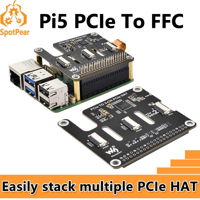 Turing Pi 2 - Raspberry Pi 5 PCIe - 2채널