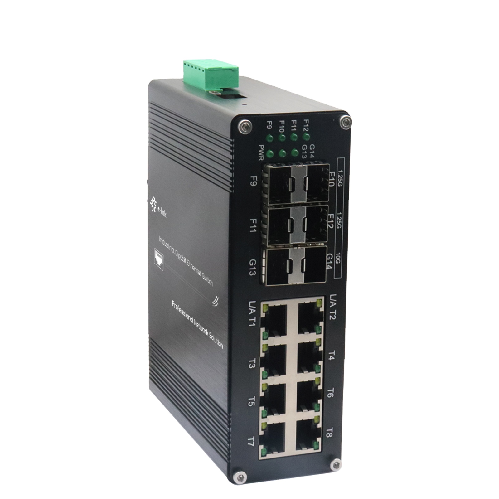 Sfp+ 10G Managed Switch 8 Port - 산업용 L2+ 8포트 10/100/1000T + 4포트