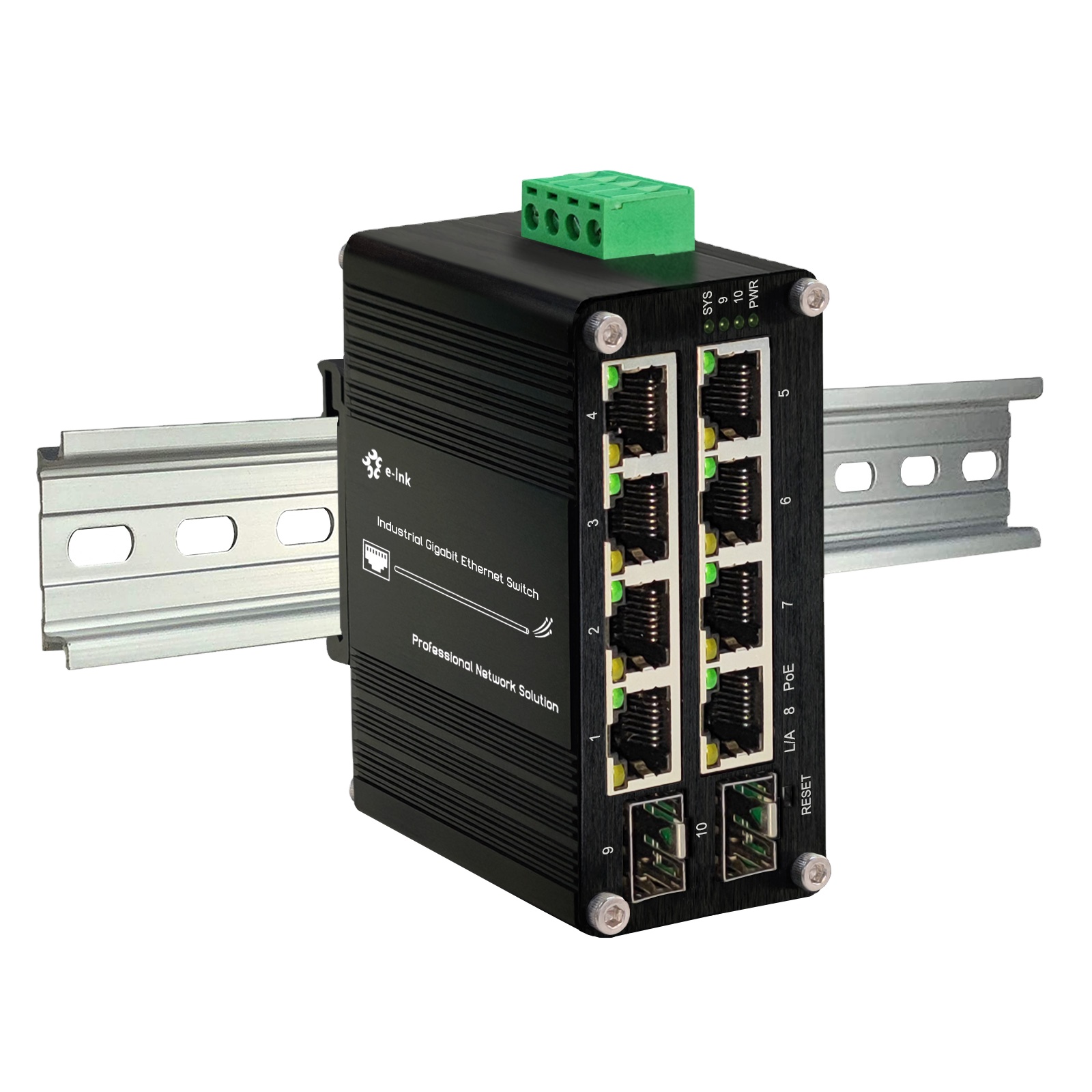 Managed Gigabit Poe Switch 8 Port 802.3At - 관리형 PoE 스위치 8포트 10/100/1000T 802.3at