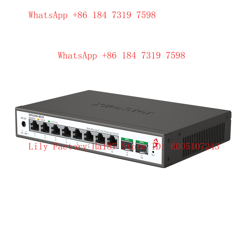 XikeStor 8*2.5G RJ45 2*10G SFP - Sfp+ 10G Managed Switch 8 Port 리뷰 및 가격