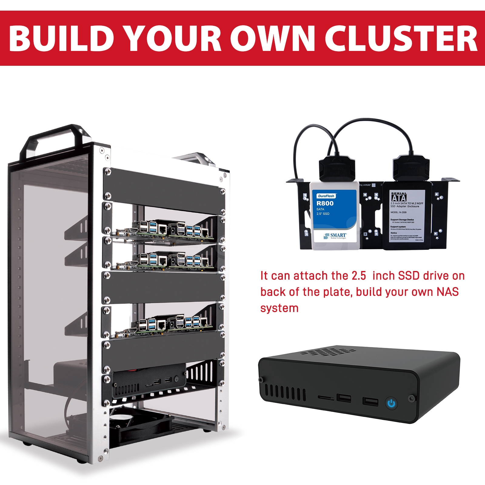 DeskPi RackMate T1 랙마운트, 네트워크, - Deskpi Super6C 리뷰 및 가격